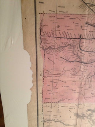 LLOYD'S AMERICAN RAILROAD MAP: Showing the Whole Seat of the War.