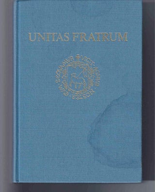 Item #000737 UNITAS FRATRUM: Herrnhuter Studien. (Moravian Studies). Mari P. Buijtenen, Huib...