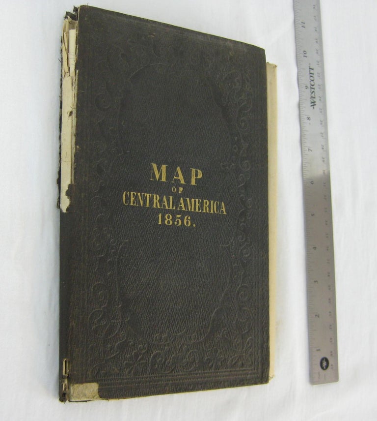 Item #000956 MAP OF CENTRAL AMERICA (Title Cover). MAP, A. D. Bache.