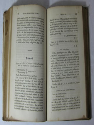 BOOK OF PRACTICAL FORMS WITH EXPLANATORY NOTES AND REFERENCES TO AUTHORITIES; INTENDED AS A MANUAL TO THE PRACTISING LAWYER IN THE STATE OF NORTH CAROLINA.