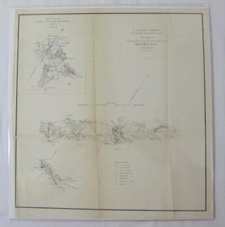 Item #001101 Sketch E: Showing the Progress of the Survey in Section No. V. (Map showing the...