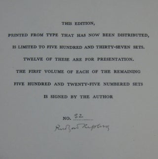 POEMS 1886-1929 (Complete in 3 volumes). (SIGNED)