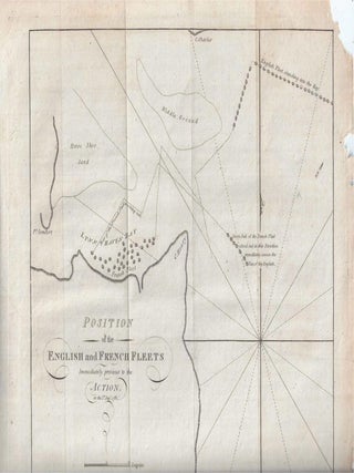 POSITION OF THE ENGLISH AND FRENCH FLEETS: Immediately Previous to. Charles Stedman.