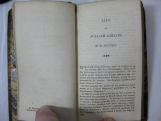 THE POETICAL WORKS OF WILLIAM COLLINS; (with) THE POEMS OF DR. SAMUEL JOHNSON.