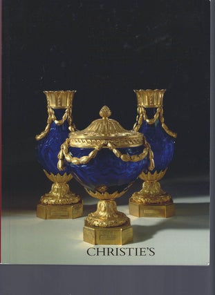 Item #002728 [AUCTION CATALOG] CHRISTIE'S: IMPORTANT EUROPEAN FURNITURE, WORKS OF ART, CERAMICS,...