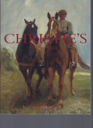 Item #002829 [AUCTION CATALOG] CHRISTIE'S: SPORTING ART: THURSDAY 9 DECEMBER 2004. Christie's
