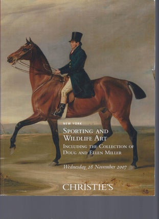 Item #002830 [AUCTION CATALOG] CHRISTIE'S: SPORTING AND WILDLIFE ART: INCLUDING THE COLLECTION OF...