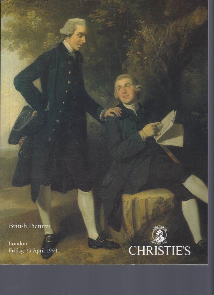 Item #002840 [AUCTION CATALOG] CHRISTIE'S: BRITISH PICTURES: FRIDAY 15 APRIL 1994. Christie's.