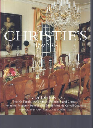 Item #002875 [AUCTION CATALOG] CHRISTIE'S: THE BRITISH INTERIOR: ENGLISH FURNITURE, CERAMICS,...