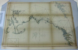 Sketch A, Showing The Progress Of The Survey in Section No. I, From 1844 to 1858. (Nantucket Sound and Atlantic Coast to Maine, US Coast Survey)