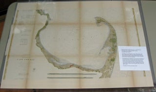 Item #003060 CAPE COD BAY, Coast Chart No. 10, 1872 (Map of Massachusett's Coast, US Coast...