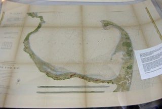 CAPE COD BAY, Coast Chart No. 10, 1872 (Map of Massachusett's Coast, US Coast Survey)