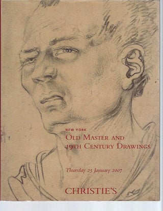 Item #003257 [AUCTION CATALOG] CHRISTIE'S: OLD MASTER AND 19TH CENTURY DRAWINGS: Thursday, 25...