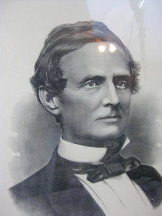 [ART] JEFFERSON DAVIS: President Confederate States of America, 1861-1865 (Portrait lithograph)