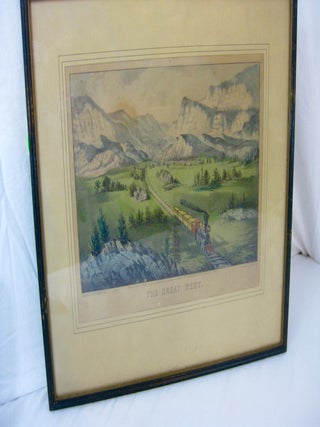 Item #003516 THE GREAT WEST. Nathaniel Currier, James Merritt Ives