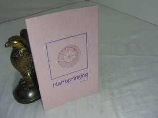 Item #004125 Hairspringing Manipulating of Old and New Sp. Arlington Book Co