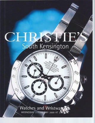 Item #004391 [AUCTION CATALOG] CHRISTIE'S: WATCHES AND WRISTWATCHES; Wednesday, Wednesday, 2...