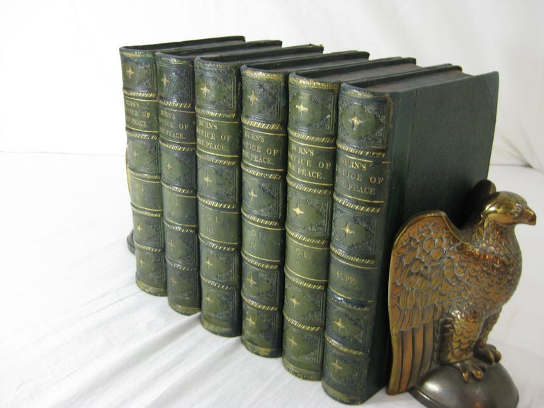 Item #004762 THE JUSTICE OF THE PEACE, AND PARISH OFFICER. ( 6 volumes, including the supplement, complete). Richard Burn.