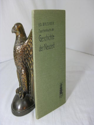 Item #005023 Taschenbuch Der GESCHICHTE DER NEUZEIT. Weltgeschichte und Schweizergeschichte von...