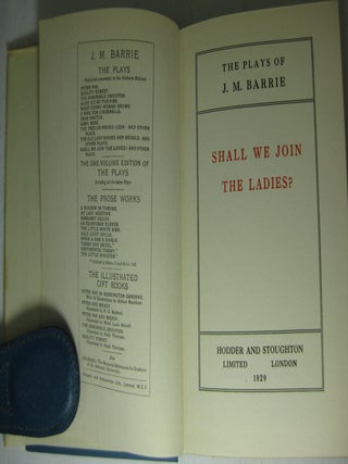 SHALL WE JOIN THE LADIES?