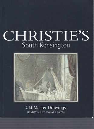 Item #011866 [AUCTION CATALOG] CHRISTIE'S: OLD MASTER DRAWINGS; Monday, 9 July, 2001, South...
