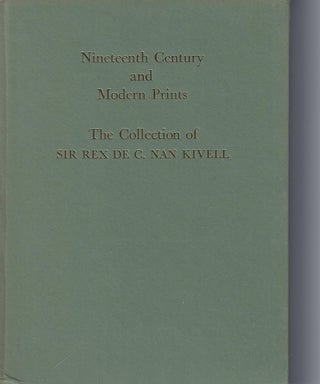Item #011958 IMPORTANT NINETEENTH CENTURY AND MODERN PRINTS. The Collection of the Late Sir Rex...