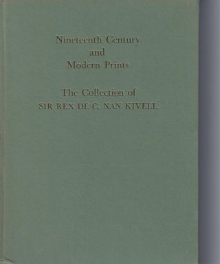 Item #011958 IMPORTANT NINETEENTH CENTURY AND MODERN PRINTS. The Collection of the Late Sir Rex...