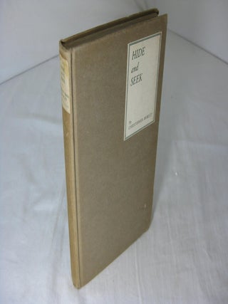 Item #012031 HIDE AND SEEK. Christopher Morley