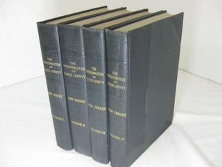 Item #012188 THE MUNICIPALITIES OF ESSEX COUNTY NEW JERSEY 1666-1924 (4 volume set, complete)....