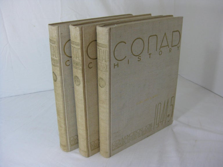 Item #012267 CONAD COMPENDIUM In Two Volumes. (WITH) CONAD HISTORY (3 volumes, complete). Communications Zone Continental Advance Section, ETO.
