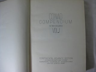 CONAD COMPENDIUM In Two Volumes. (WITH) CONAD HISTORY (3 volumes, complete)