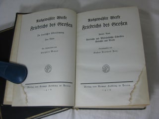 Ausgemahlte Werke FRIEDRICHS DES GROSSEN (2 volume set, complete)