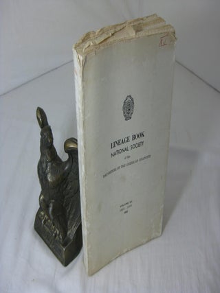 Item #012758 LINEAGE BOOK. National Society of the Daughters of the American Colonists. Volume...