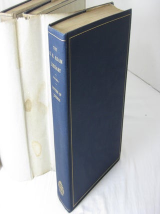 THE R. B. ADAM LIBRARY RELATING TO DR. SAMUEL JOHNSON AND HIS ERA. (SIGNED, 3 Volume set, Complete)