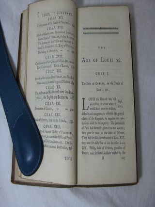 THE AGE OF LOUIS XV. Being the Sequel of the Age of Louis XIV. With a Supplement, comprising an Account of all the public and private Affairs of France, from the Peace of Versailles, 1763, to the Death of Louis XV, May 10th, 1774. (Volume 1, only)