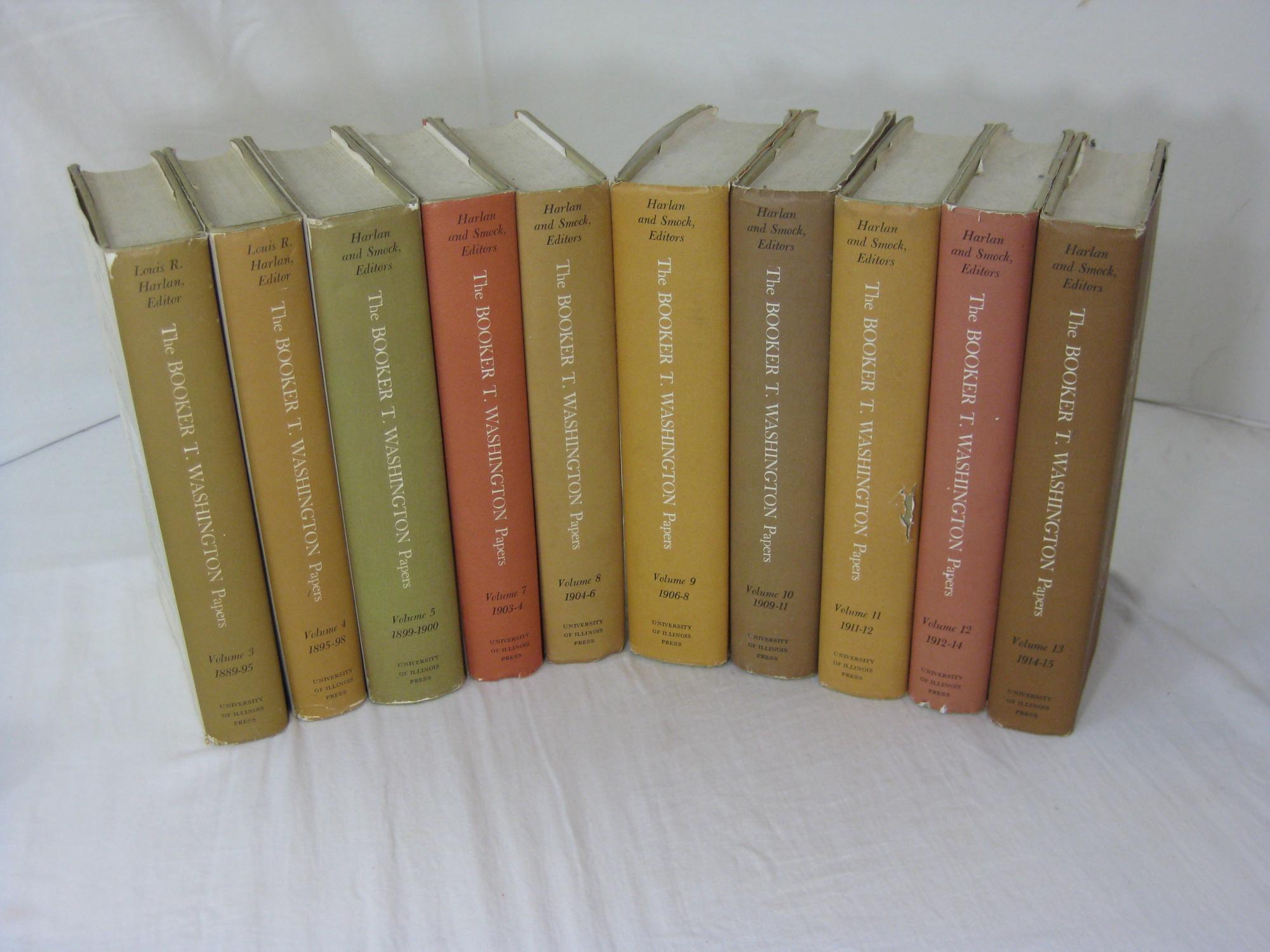 THE BOOKER T. WASHINGTON PAPERS, Vols. 3, 4, 5, 7, 8, 9, 10, 11, 12, 13 ...