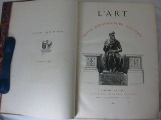L'ART: Revue Hebdomadaire Illustree (2 volume set, volumes I & II)