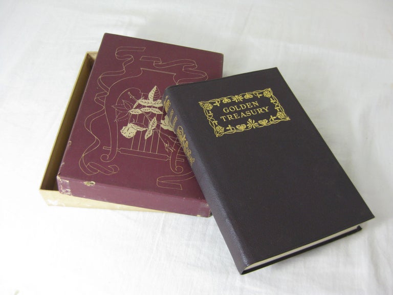 Item #013200 THE GOLDEN TREASURY OF SONGS AND POEMS. Selected From The Best Songs and Lyrical Poems in the English Language and Arranged with Notes. (In the publisher's box). Francis T. Palgrave, selected by.