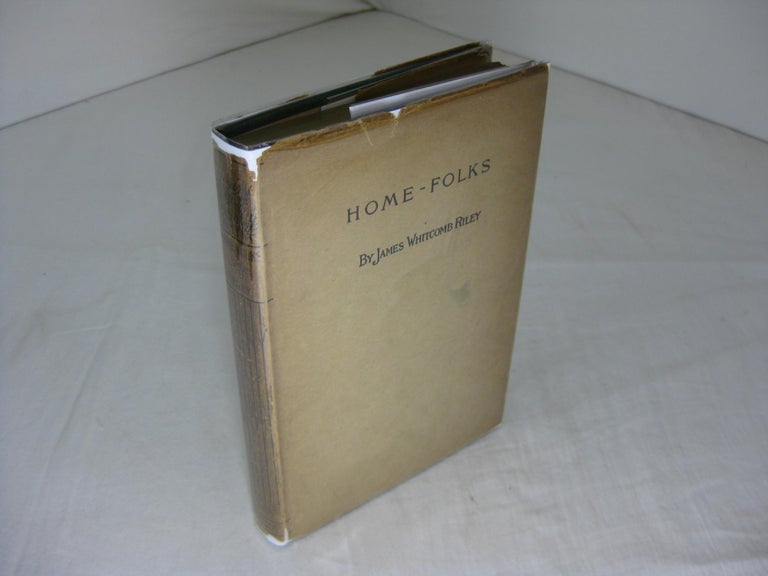 Item #11092 Home-Folks ( In dust jacket ). James Whitcomb Riley.