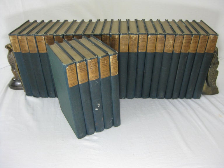 Item #23343 The Complete Writings of WASHINGTON IRVING, including his life. (19 volumes bound in 28)