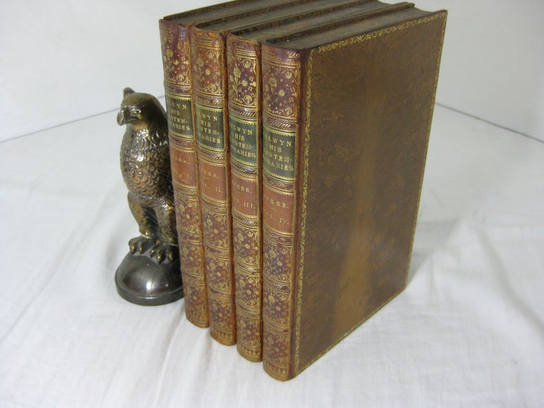 Item #23793 GEORGE SELWYN AND HIS CONTEMPORARIES: With Memoirs and Notes. (4 volume set, complete. In Fine binding.). John Heneage Jesse.