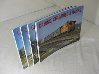 Item #23795 CABINS, CRUMMIES & HACKS: A Pageant of the Little Red Caboose Behind the Train. Four...