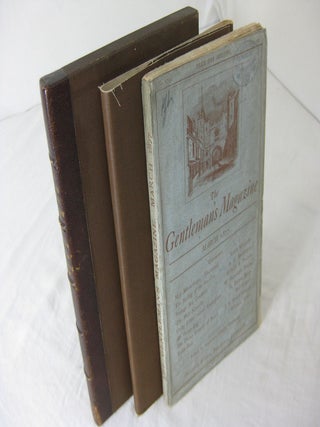 Item #24374 THE GENTLEMAN'S MAGAZINE: (featuring) The Sailing of the Swallow. Algernon Charles...