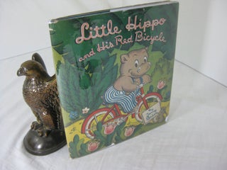 Item #24478 LITTLE HIPPO AND HIS RED BICYCLE. Tony Brice
