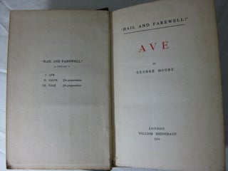 "HAIL AND FAREWELL!" A Trilogy. AVE. SALVE. VALE (3 volume set, complete)