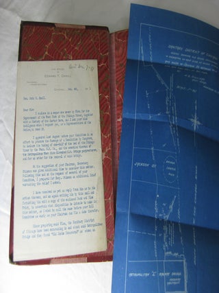 A Plea for the Improvement of the WEST FORK of the SOUTH BRANCH of the CHICAGO RIVER. With the History of the Harbor Together with Maps Showing Encroachments Therein.
