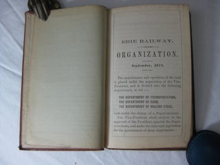 ERIE RAILWAY ORGANIZATION. September, 1872.