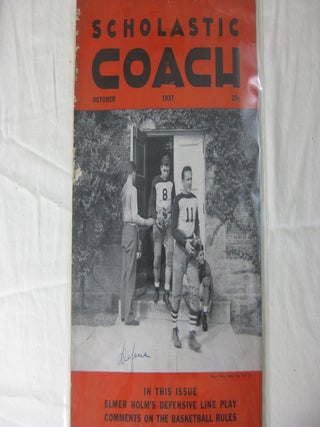 Item #24871 SCHOLASTIC COACH: October 1937. Jack Lippert