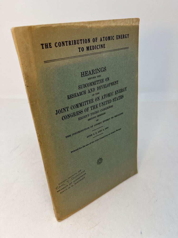 Item #24885 HEARINGS BEFORE THE SUBCOMMITTEE ON RESEARCH AND DEVELOPMENT OF THE JOINT COMMITTEE ON ATOMIC ENERGY CONGRESS OF THE UNITED STATES. June 2, 3, and 4, 1954