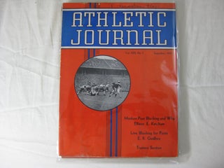 Item #24895 ATHLETIC JOURNAL Vol. XXII, No. 1 September, 1941